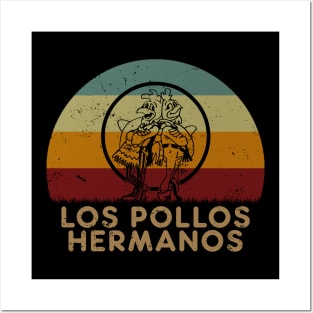 Los Pollos Hermanos Retro Sunset Posters and Art